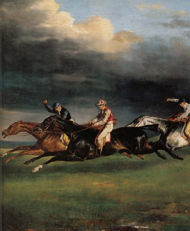 Theodore Gericault Details of Epsom Derby oil painting image